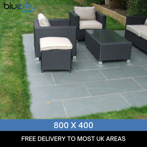 Grey slate paving 800x400x10mm - slate,