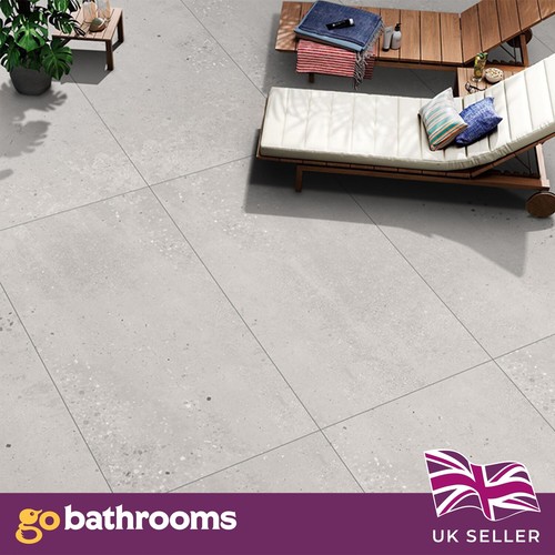 White outdoor tile - outdoor, garden