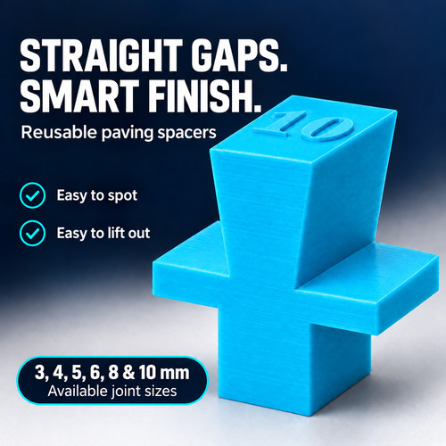 Paving slab spacers - slab, reusable