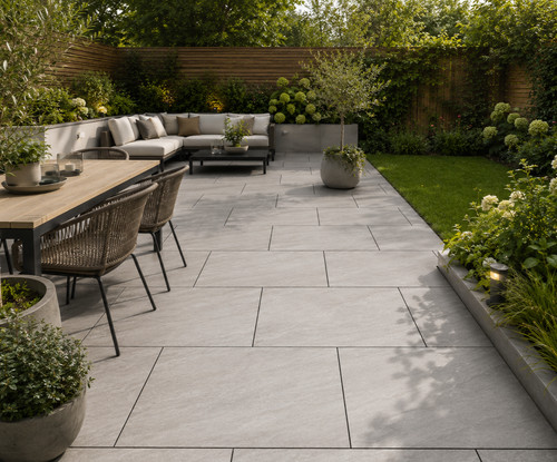 Acmite grey porcelain paving - porcelain,